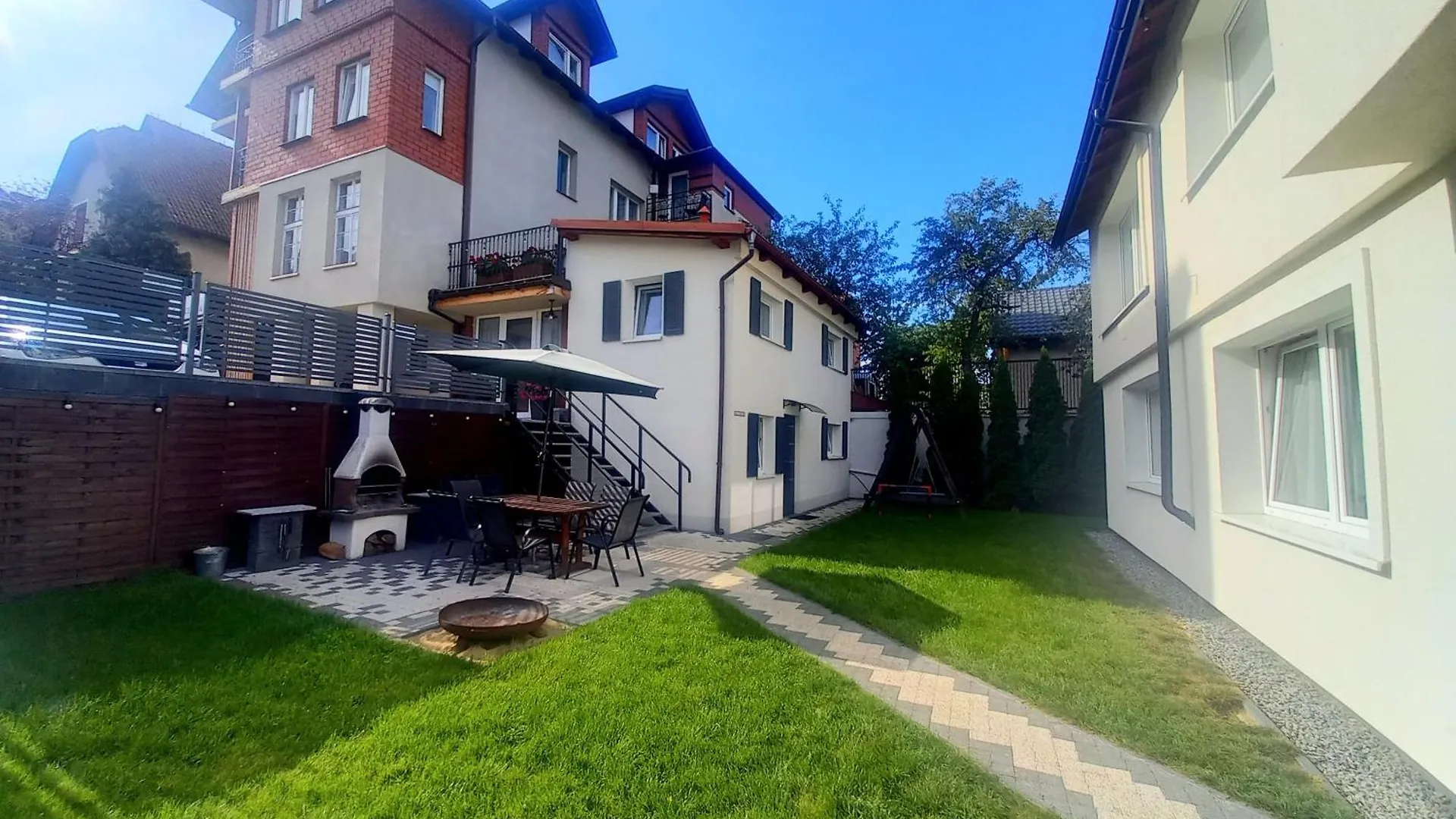 Maison d'hôtes Villa Agatomdom Gdansk, Taras-Grill-Kuchnia, 1800M Stare Miasto Gdańsk